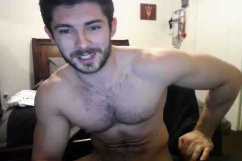 sexy bushy Hunky Doing A webcam Show.