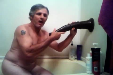 older lad Plays With His Fleshlight In Shower