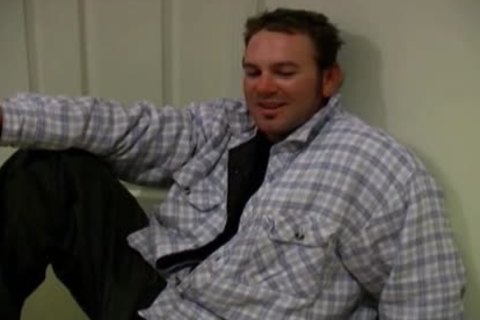 shaggy Blue Collar guy