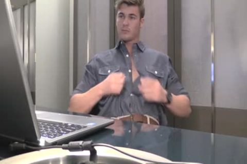 enchanting Lad jack off (sperm Flow)