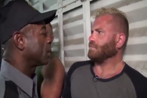 Interracial penis sucker