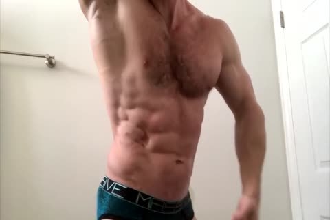 bushy Sweaty Chest Flexing