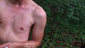 Round booty twink riding dong and tasting cum