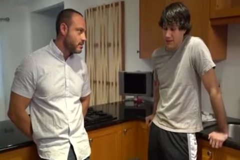 Muscled hunk anal fucked sex scene