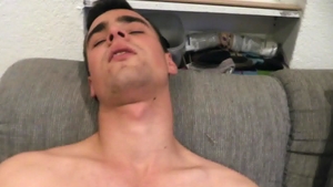 CzechHunter - Black hair and slim twink boy bareback handjob