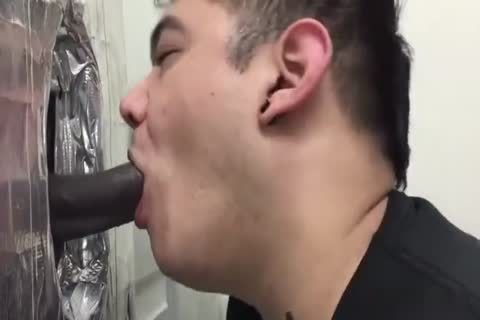 Hung Uncut black fellow Cums At The Gloryhole