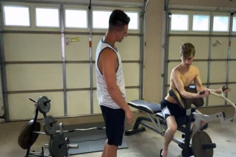 muscular guy bonks Jason Abarth