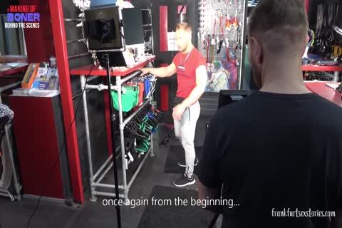 trio Scene In A gay Store - The Making Of Boner