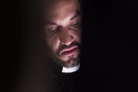 Religious Virgin Ryan Jacobs Confesses To Father Dale Kuda he craves cocks