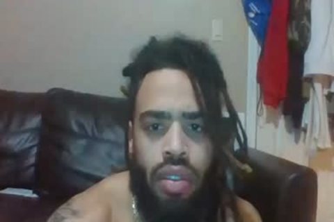 guy With A admirable wazoo Fondling And Masturbating With A dildo In His butthole