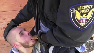 FrankfurtSexStories: Vito Marciano in uniform and Tomas Fuk