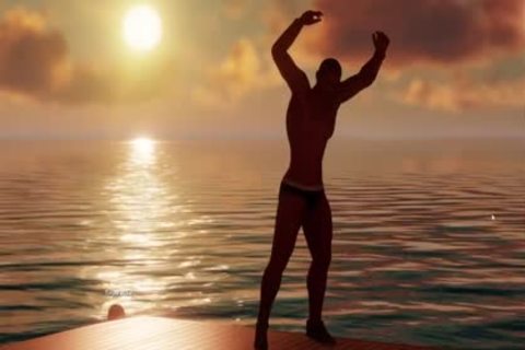 lusty lad Dancing  , 3D Animation , 3D manga