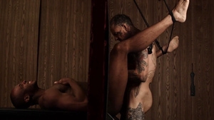 Men.com: Big dick Trent King bondage