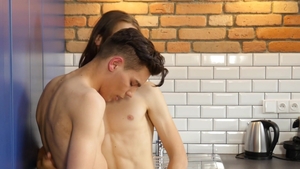 BoyFun: Hairy uncut dick Isaac Esteban cumshot