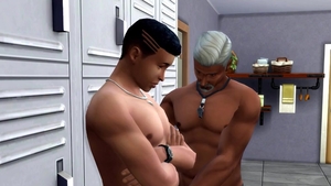 Perv daddy Fit coach Tricked And boned A gracious boy - WickedWhims