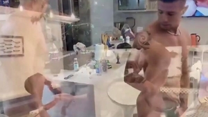 Three Hunks Having enjoyment Dicking Each Other [Scene two,3,4 Combined]