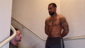 handsome black dude nailing His White friend