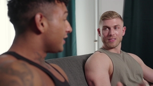 Jerk Buddies: Tattooed Twinks Share Their First Fling