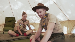 scoutboys: Blond Boys Deep Throating Each Other