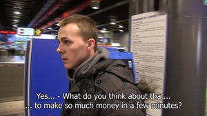 Czech Hunter: Boy's Lucky Break at the Main Station