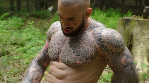 HotAFmen: Animalistic Energy, Lumberjack Shoots His Load